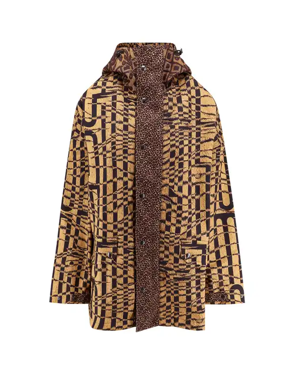 Cotton Hooded Jacket - Pierre Louis Mascia