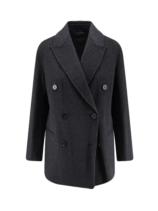 Ariella Double-Breasted Wool Coat