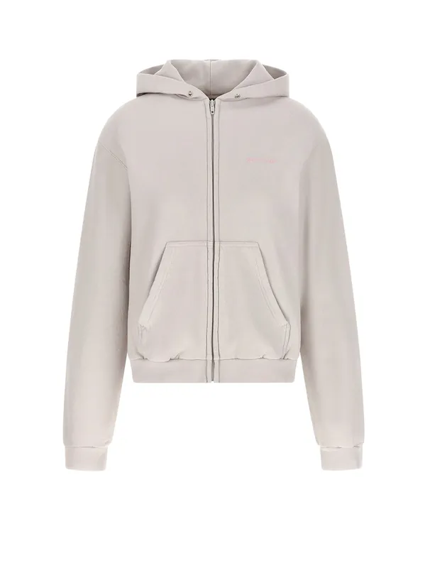 Cotton Hooded Sweatshirt - Balenciaga