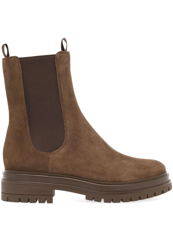 Chester Suede Leather Boots - Gianvito Rossi