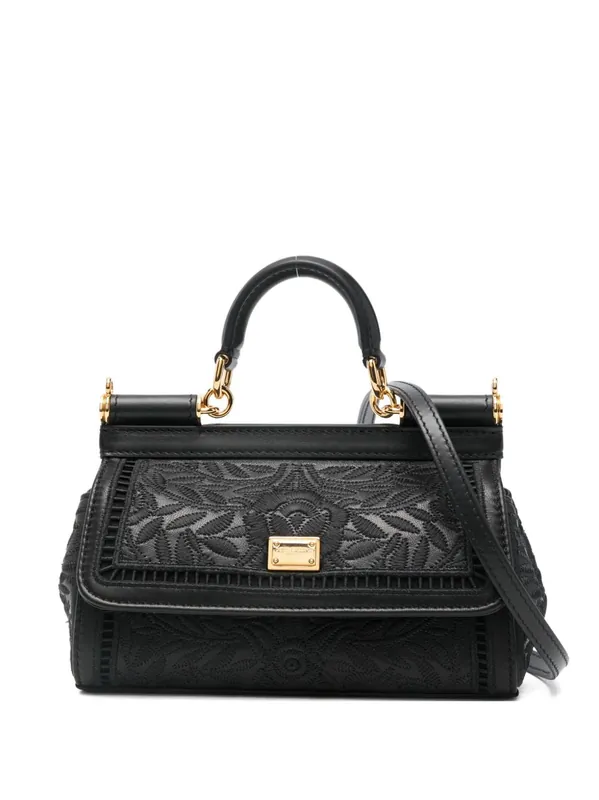 Sicily Small Embroidered Handbag - Dolce & Gabbana