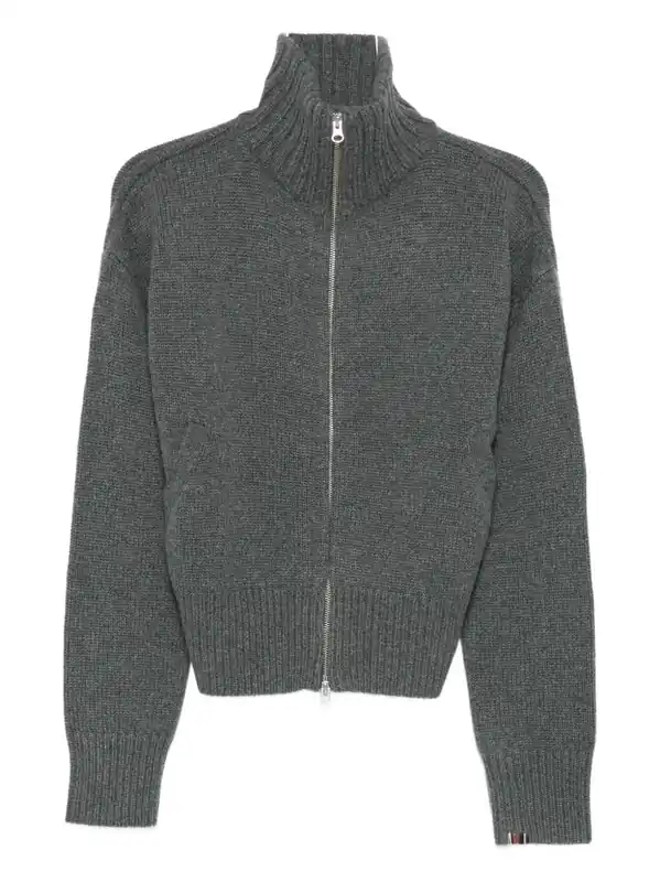 Cashmere Zipped Cardigan - Extreme Cashmere