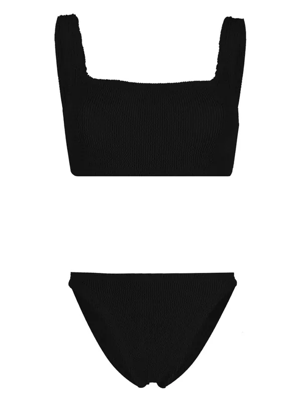 Xandra Metallic Crinkle Bikini Set - Hunza
