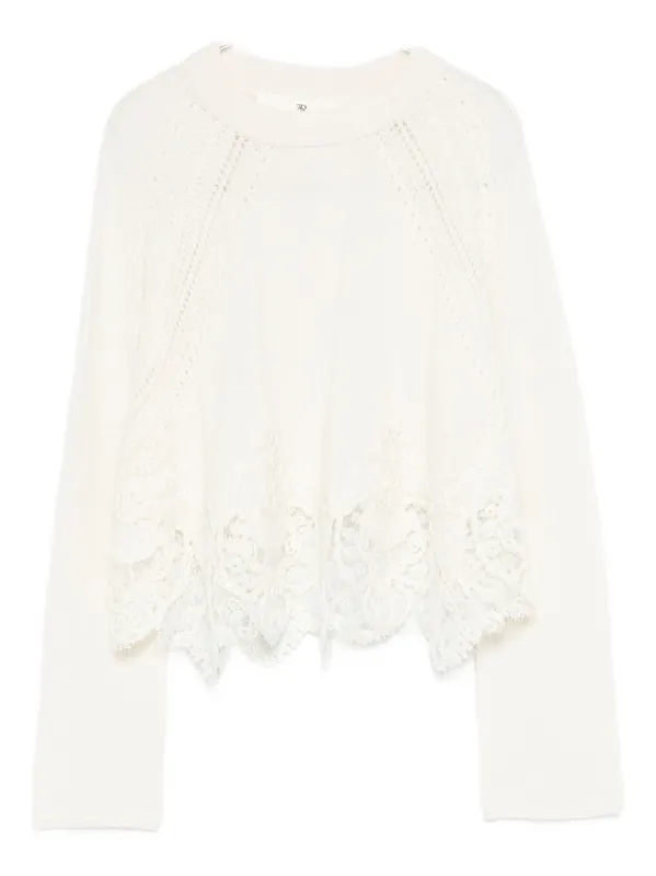 Cashmere Crewneck Sweater - Ermanno Scervino
