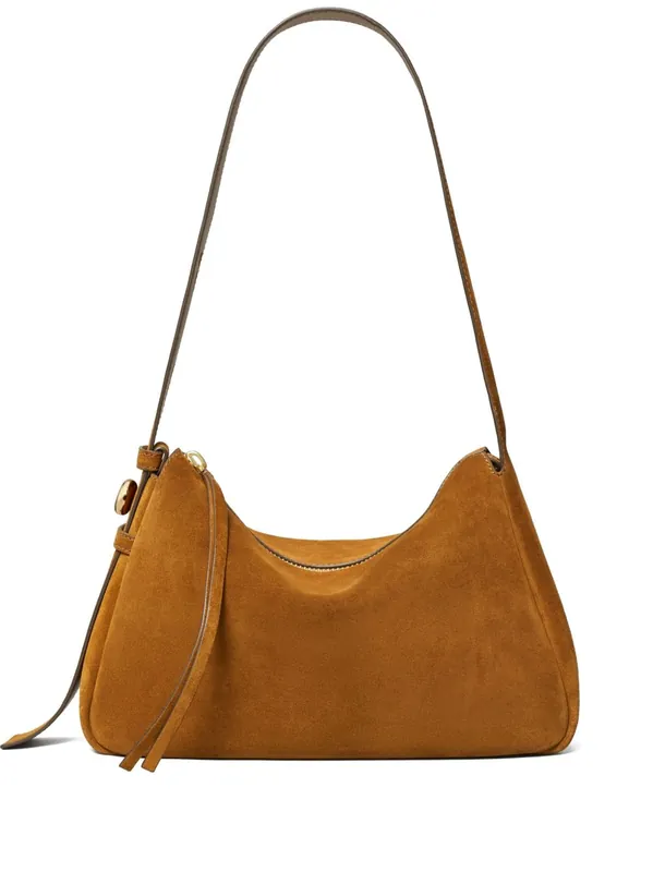 Romy Suede Leather Shoulder Bag - Tory Burch
