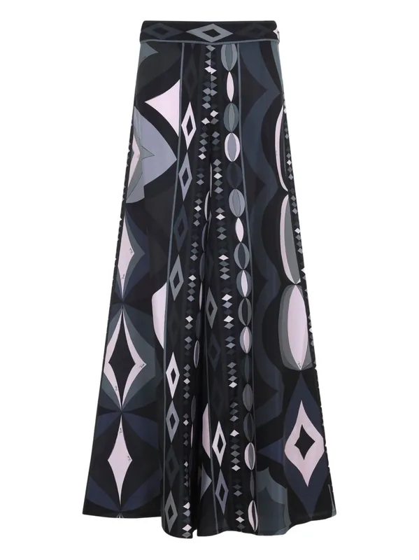 Printed Silk Trousers - Pucci