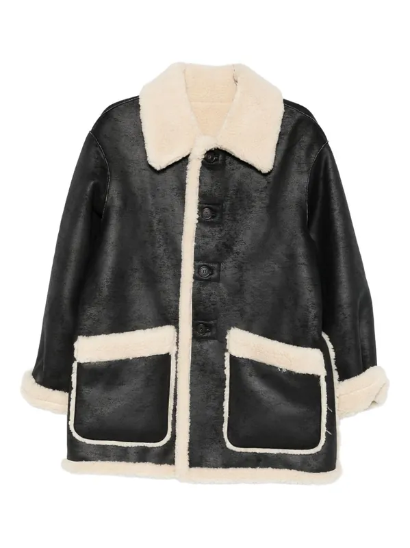 Faux Leather Jacket - Dunst