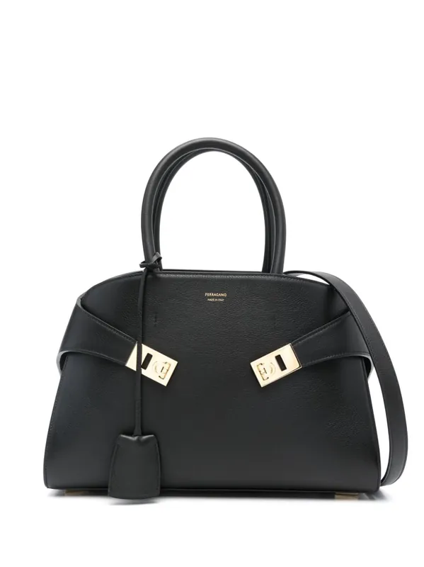 Hug Small Leahter Tote Bag - Ferragamo