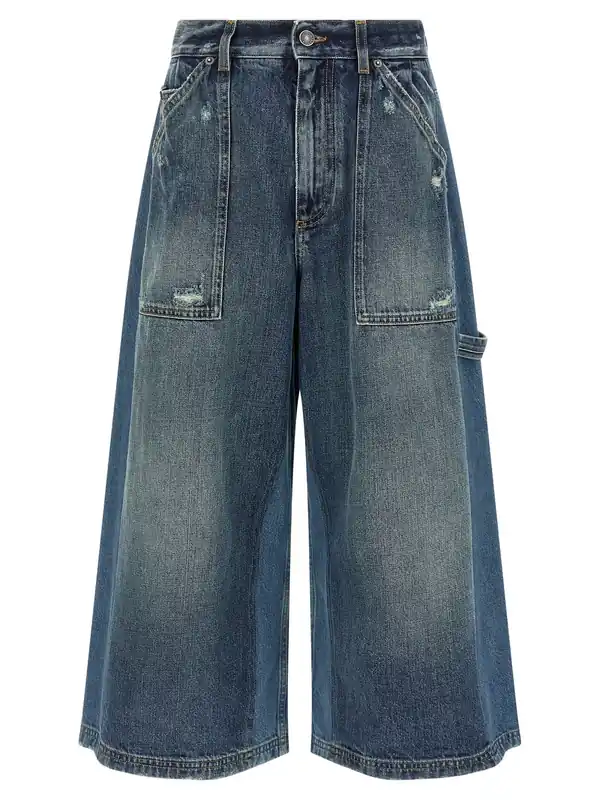 Denim Bermuda Shorts Bermuda And Short Blue - Dolce & Gabbana
