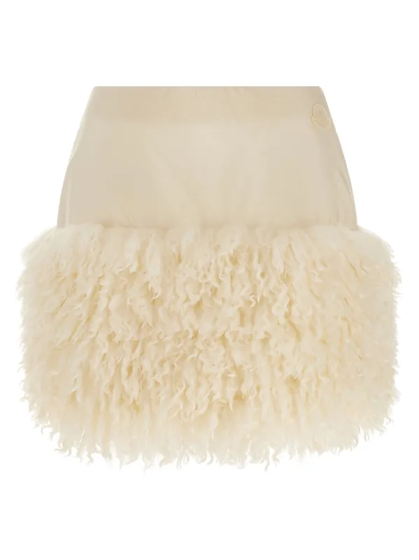 Teddy Insert Skirt Skirts White - Moncler
