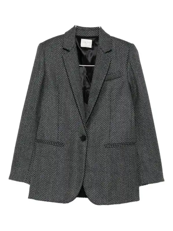Wool Single-Breasted Jacket