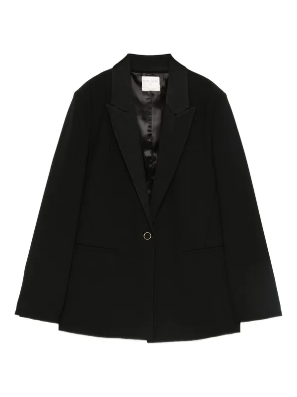 Wool Blend Single-Breasted Jacket