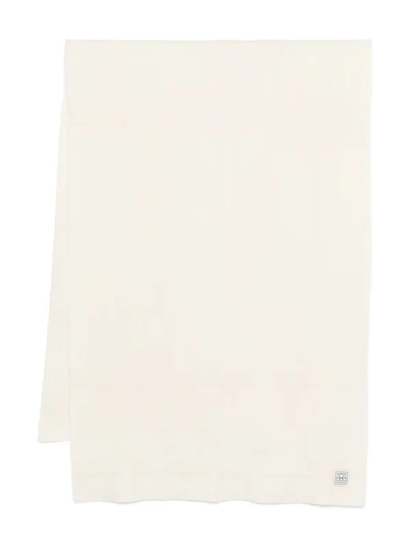 Wool Monogram Scarf - Toteme
