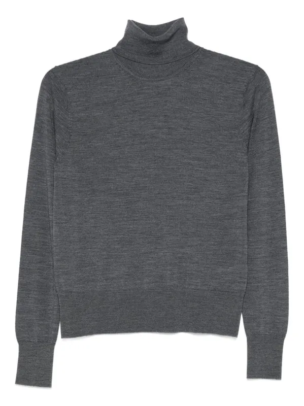 Wool Turtle-Neck Sweater