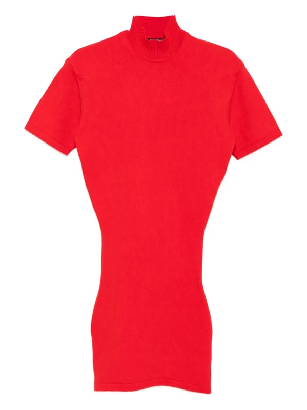 La Robe Maille Castagna Short Dress - Jacquemus