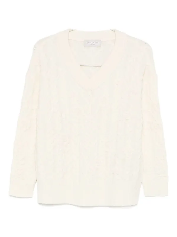 V-Necked Sweater