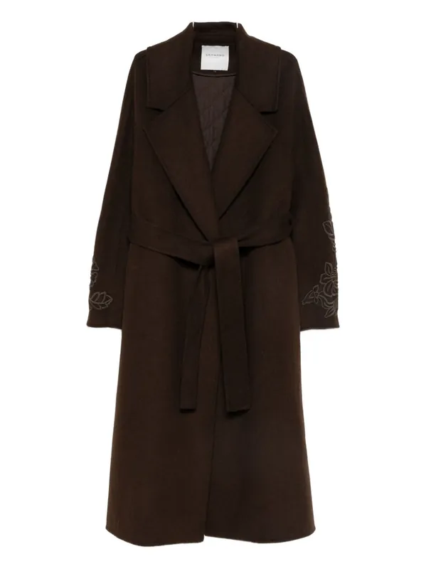 Belted Long Coat - Ermanno Firenze