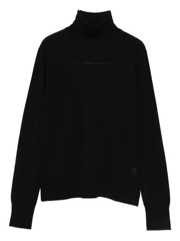 Wool Turtle-Neck Sweater
