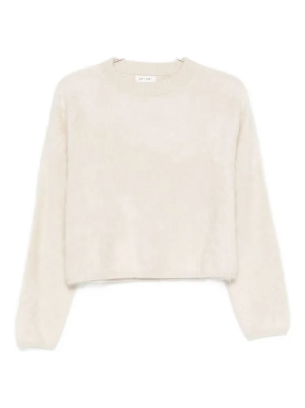 Cashmere Crewneck Jumper - Soft Goat
