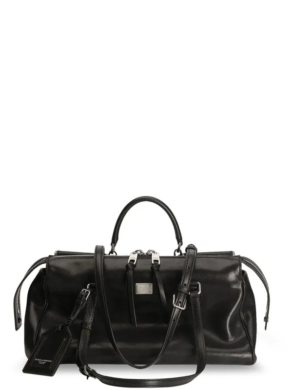 Vittoria Leather Shoulder Bag - Dolce & Gabbana