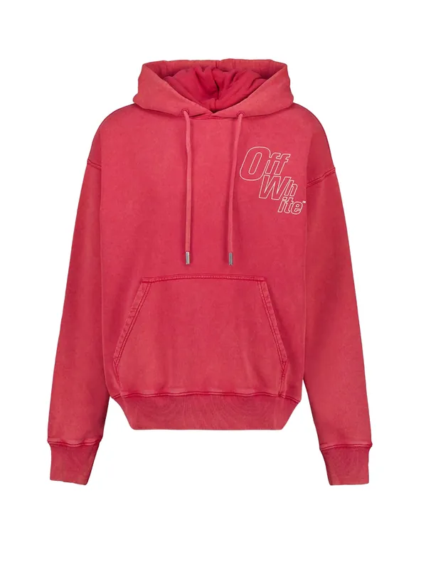 Cotton Hooded Sweatshirt - Off-White
