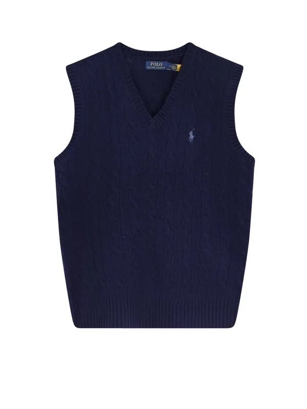 Wool And Cashmere Vest - Polo Ralph Lauren