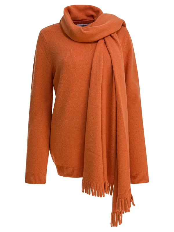 Knitwear Orange - Sandbeige