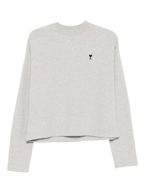 Ami De Coeur Cotton Sweatshirt - Ami Paris