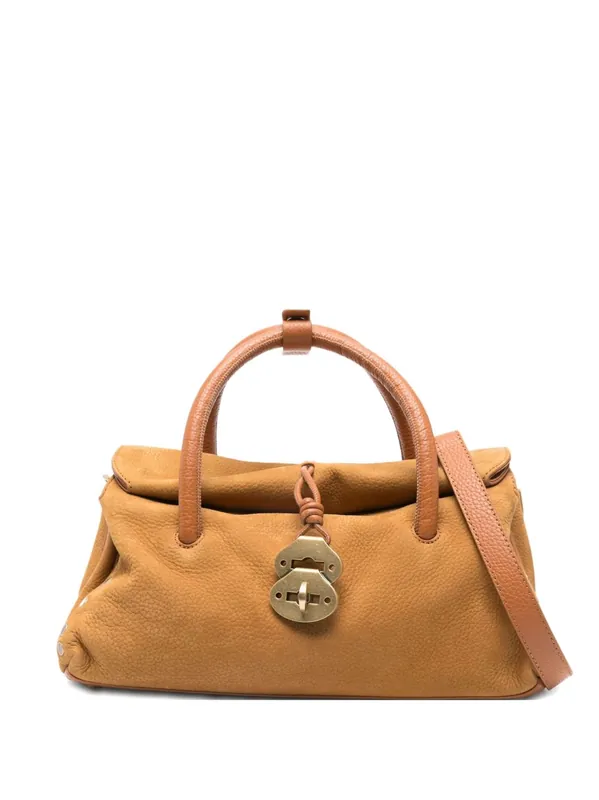 Dotta Jones Small Suede Leather Handbag - Zanellato