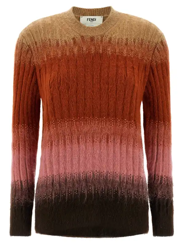 Vanite Knit Sweater Sweaters And Cardigans Multicolor - Fendi