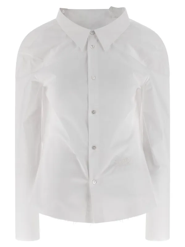 Numeric Signature Mm6 Shirt And Blouse White - MM6 Maison Margiela