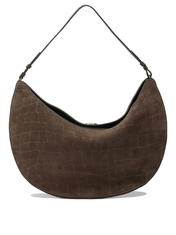 Le Sac Ovalo Shoulder Bags Brown - Jacquemus