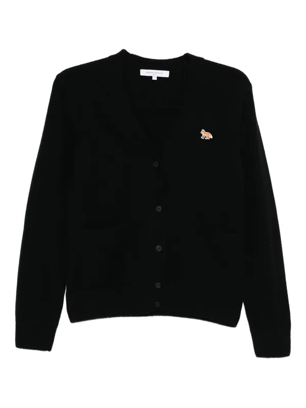 Baby Fox Wool Cardigan - Maison Kitsuné