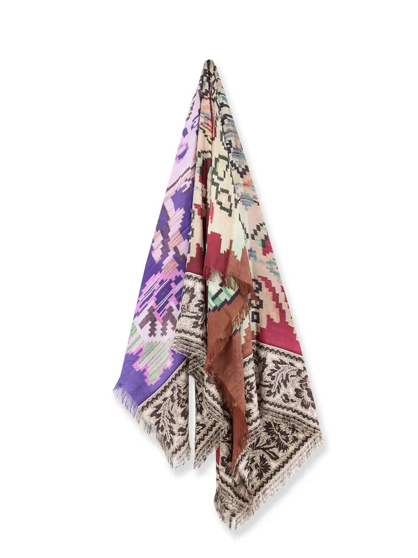 Silk Printed Foulard - Pierre Louis Mascia