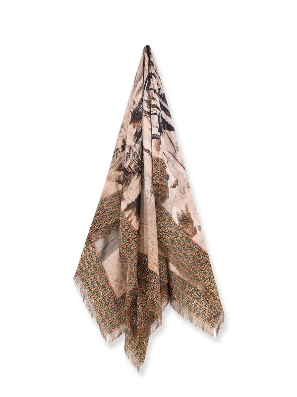 Silk Printed Foulard - Pierre Louis Mascia
