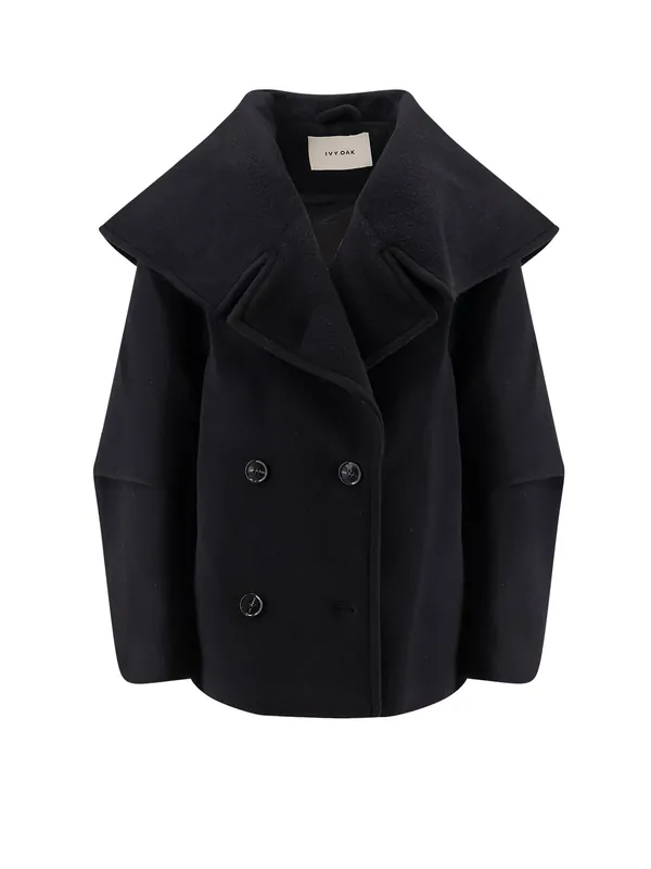 Jetta Responsible Virgin Wool Peacoat - IVI OAK