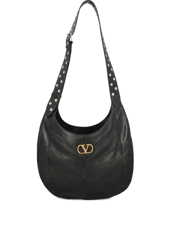 Hoboho Medium Leather Hobo Bag - Valentino Garavani