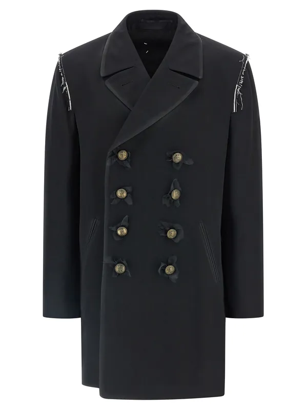 Removable Inner Coat Coats And Trench Coats Black - Maison Margiela