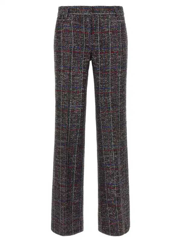 Sequin Tartan Pants Multicolor - Missoni