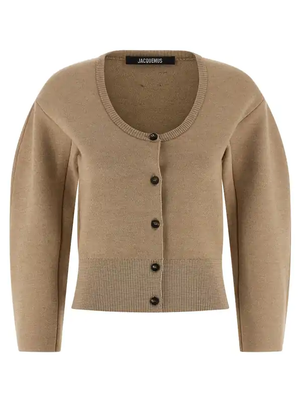 Le Gilet Doppio Sweaters And Cardigans Beige - Jacquemus