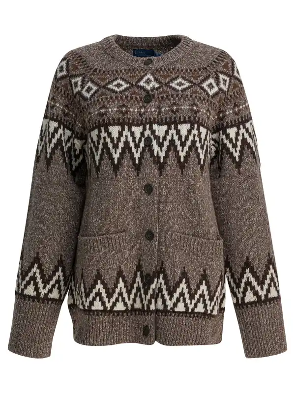 Fair Isle Knitwear Brown - Polo Ralph Lauren