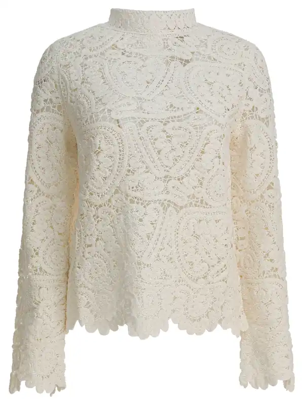 Wade Knitwear White - Loulou De Saison