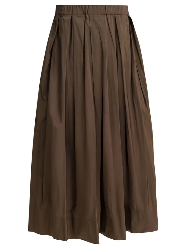 Long Flared Skirt Skirts Brown - Max Mara S