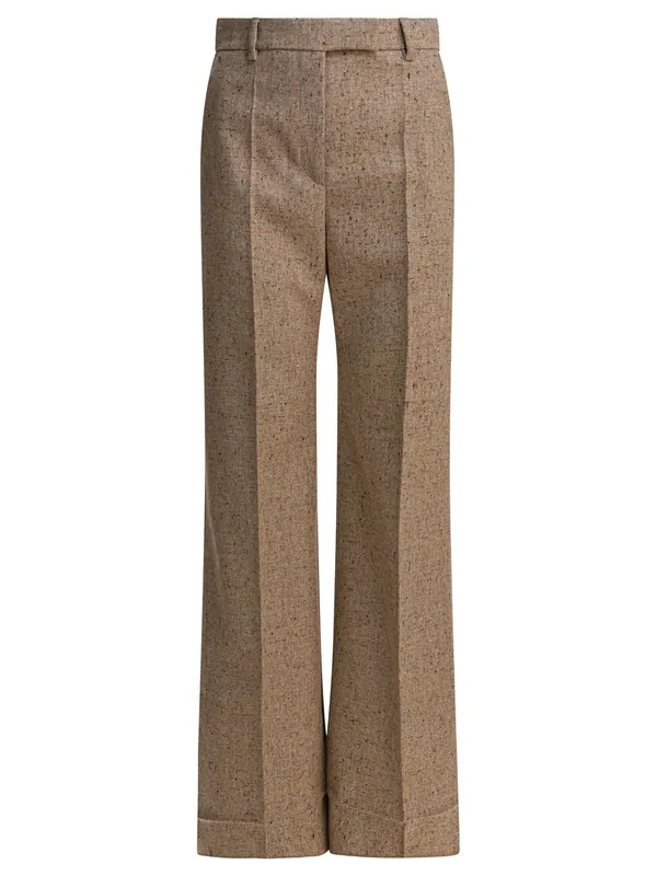 Natte' Buttoned Pants Trousers Beige - Valentino Garavani