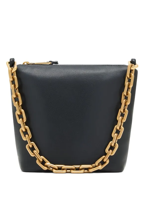 Small Leather Hobo Bag - Emporio Armani