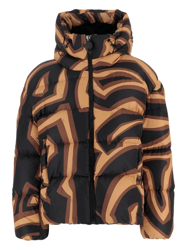 Printed Nylon Down Jacket - Pucci