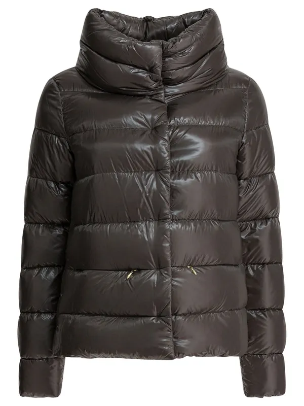 Ultralight Nylon Down Jacket Jackets And Coats Grey - Herno