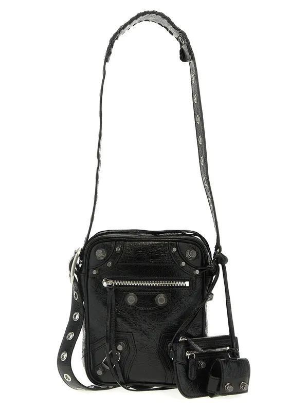 Le Cagole Men Crossbody Bags Black - Balenciaga