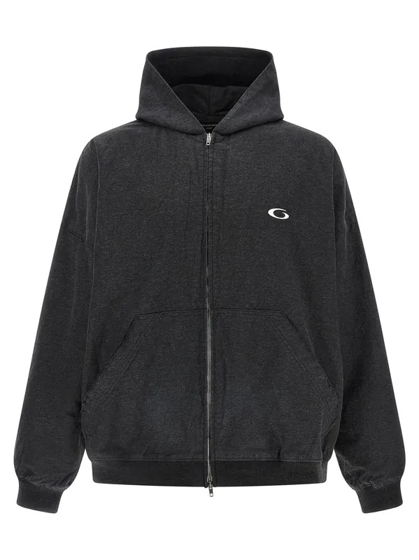 Trompe L Sweatshirt Gray - Balenciaga