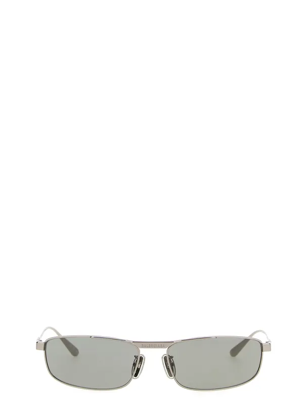 Tag 3.0 Rectangle Sunglasses Gray - Balenciaga